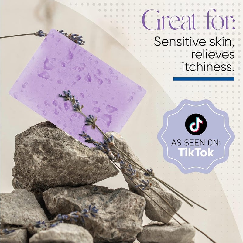 T. Taio Esponjabon Soap Sponge - Cleansing Shower Scrubber - Cleaning Bath Wash Scrub - Oil Removal - Massage & Lather Foot, Elbow, & Face - Bathroom Accessories - Fresh Lavender Scent - Image 4